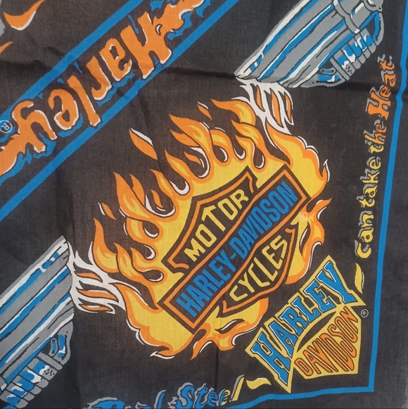 Vintage Harley Davidson Bandana - Picture 2 of 6
